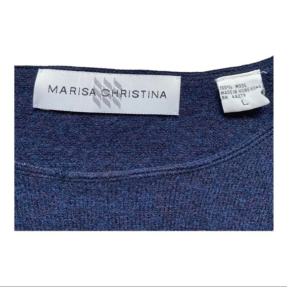Marisa Christina Women's 100% Wool Sweater - Picture 2 of 5